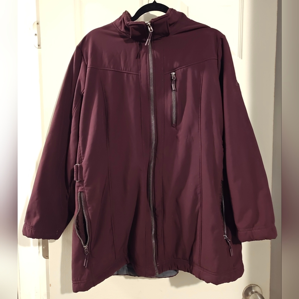 ZeroXposur Deep Purple Fleece Jacket